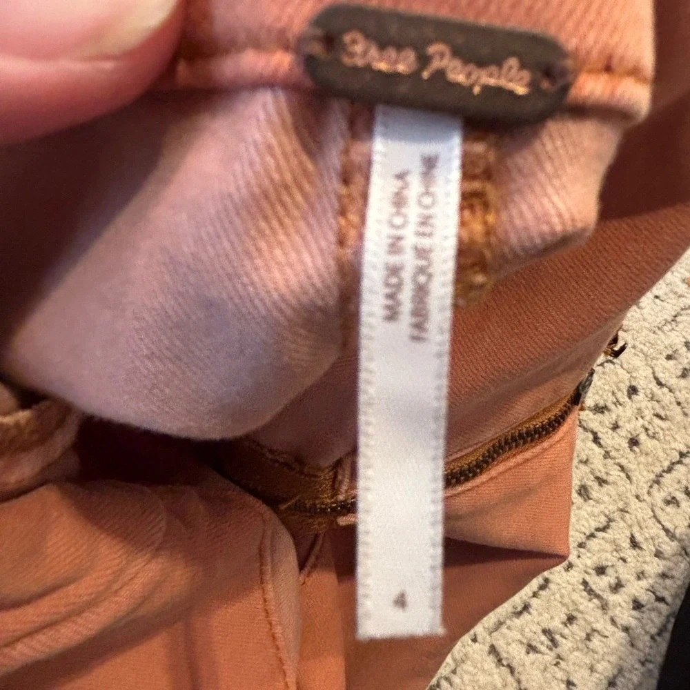 Free People Seamed Mini Skirt - modern femme-terracotta‎ - Size 4